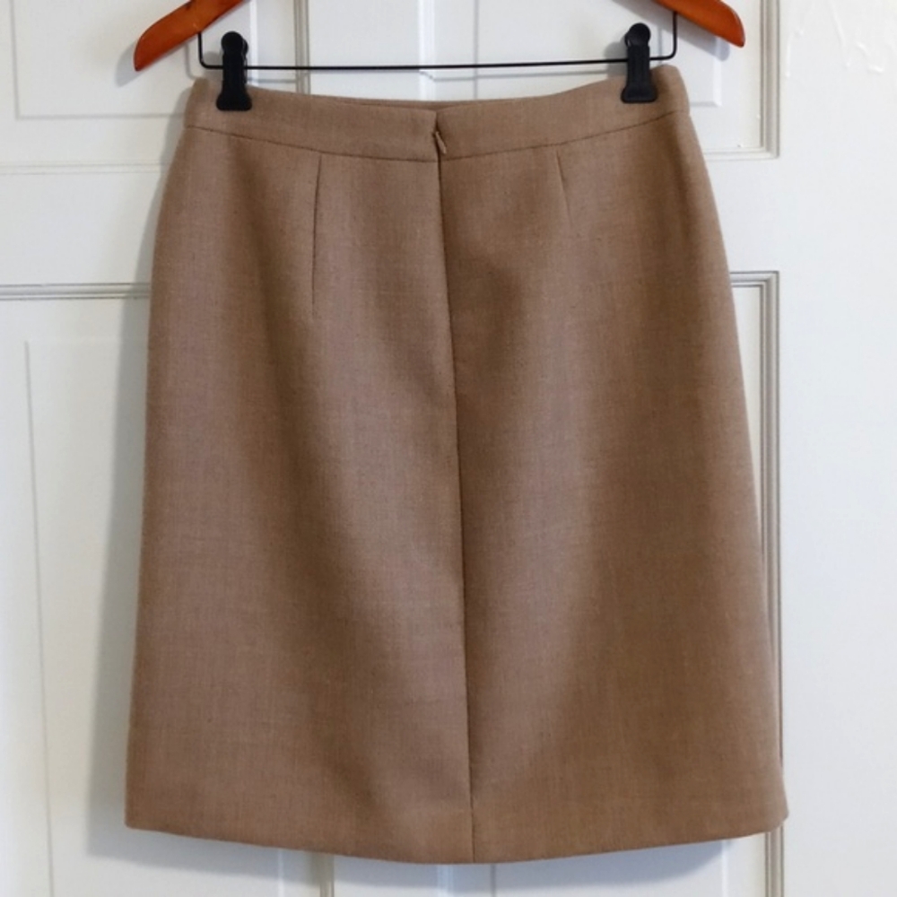 ๐J. Crew๐ - Camel/Tan Wool Skirt - Picture 2 of 11